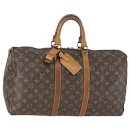 LOUIS VUITTON Borsa Boston Monogram Keepall 45 M41428 LV Auth 163433