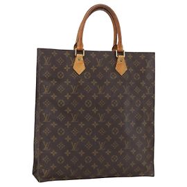 LOUIS VUITTON Borsa Sac Plat Monogram M51140 LV Auth ka2202