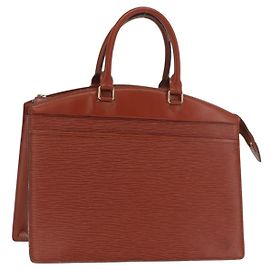 LOUIS VUITTON Borsa a Mano Epi Riviera Marrone M48183 LV Auth 170620