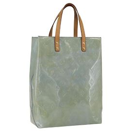 LOUIS VUITTON Monogram Vernis Reade MM Borsa a Mano Lavande M91226 LV Auth hk3338