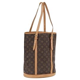 LOUIS VUITTON Borsa a Spalla Monogram Bucket GM M42236 LV Auth am9737