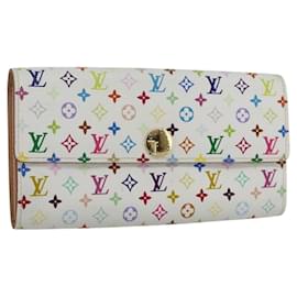 LOUIS VUITTON Pochette Monedero Multicolor Crédito Blanco M60004 Auth 169823V - Louis Vuitton