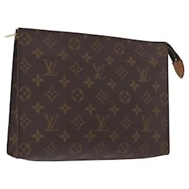 LOUIS VUITTON Poche Toilette Monogram 26 M47542 LV Auth 170185