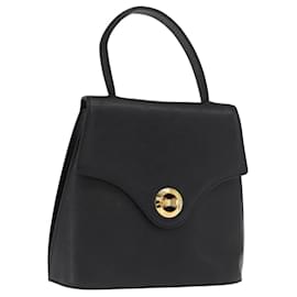 Bolso de mano GIVENCHY de cuero negro y dorado Auth hk3353 - Givenchy