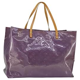 LOUIS VUITTON Monogram Vernis Reade GM Tote Bag Lila M91085 LV Auth 169236