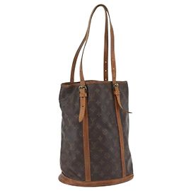 LOUIS VUITTON Borsa a Spalla Monogram Bucket GM M42236 LV Auth 171401