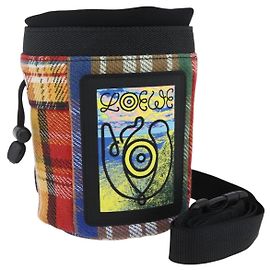 LOEWE �~ EYE Nature Sac à épaule en toile multicolore Auth 149900SAM