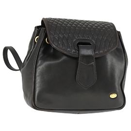 BALLY Rucksack aus braunem Leder mit Gold Auth BA10063