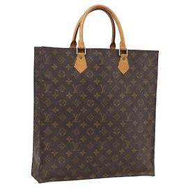 LOUIS VUITTON Borsa Sac Plat Monogram M51140 LV Auth bs33031