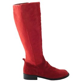 Autre Marque Botas de pelo de pônei vermelho Philosophy Alberta Ferretti