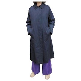 Gabardina Burberry Azul Marino de Algodón
