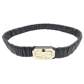 Chanel Standard Schwarzer Gürtel