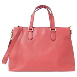 Sac à main en cuir rouge Gucci