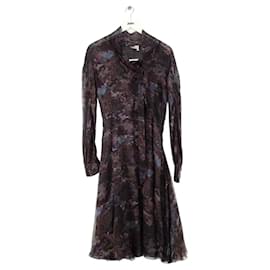 Vestido de seda negro - Saint Laurent