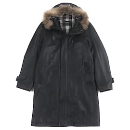 Cappotto in pelle di pecora Burberry Black Label