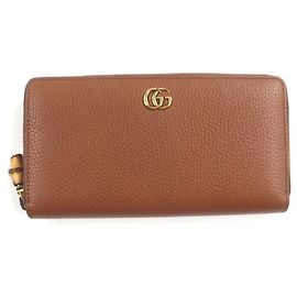 Cartera de cuero Gucci Bamboo