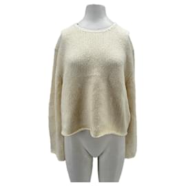 JAJAIN THE MOMENT Wollpullover Creme M - Autre Marque