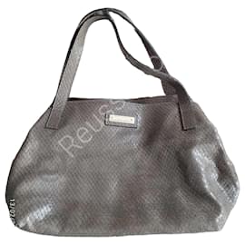 Borsa a mano Max Mara in pelle effetto serpente - Ottime condizioni