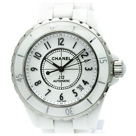Orologio automatico da uomo Chanel J12 in ceramica H0970
