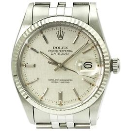 Relógio automático Rolex Datejust em aço e ouro branco 18K