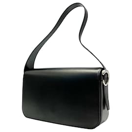 Borsa a spalla in pelle nera Panthère di Cartier