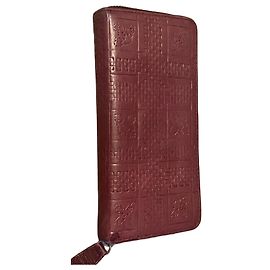 Cartera Vivienne Westwood de piel roja