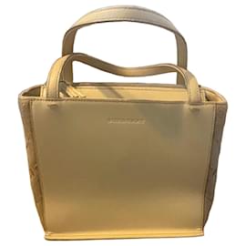 Borsa a mano Burberry in pelle beige