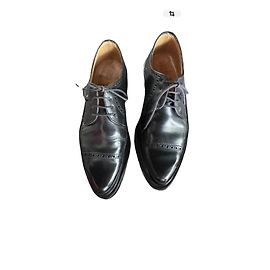 Yohji Yamamoto Scarpe Oxford nere in pelle George Cox