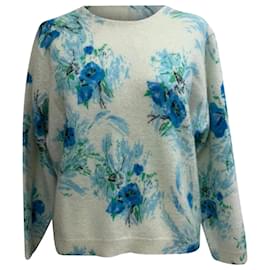 Prada Pullover aus mehrfarbiger Wolle mit Blumenmuster