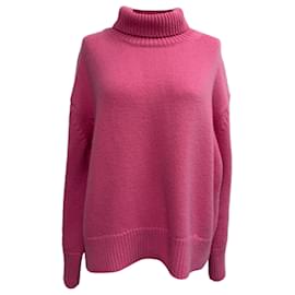 Celine Rollkragenpullover aus rosa Kaschmir - Céline