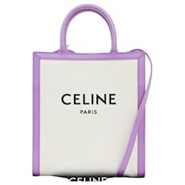 Borsa Verticale Celine in Tela con Pelle Piccola - Céline