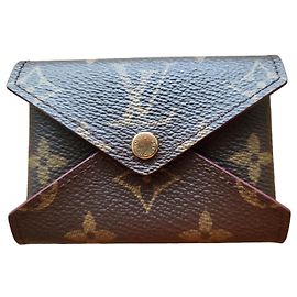 Louis Vuitton Origami Wallet Brown Cloth