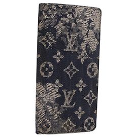 LOUIS VUITTON Carteira Plaza NM em tapeçaria Monogram M80032 Auth 169655