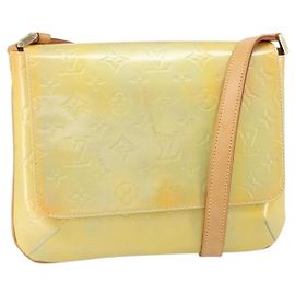 LOUIS VUITTON Borsa Thompson Street Monogram Vernis Grigia M91008 LV Auth ep13254