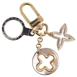LOUIS VUITTON Porte Cles Ansolence Charm metal Silver M66133 LV Auth bs32993 - Louis Vuitton