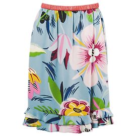 Falda icónica de estampado floral tropical de Gucci por Tom Ford