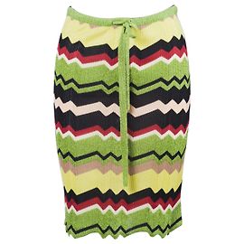 Falda de punto con zigzag Missoni