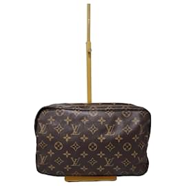 LOUIS VUITTON Trousse Toilette 28 in Tela Monogramma Marrone