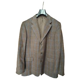 Giacca Hugo Boss Angelico in tweed marrone