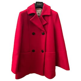 Autre Marque Abrigo Rojo Semi-Couture