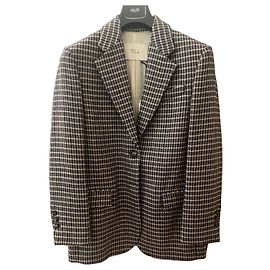 Autre Marque Plaid Wool Virgin Fabric Jacket