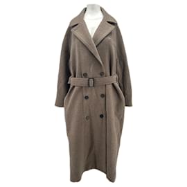 Cappotto lungo taupe MKT studio