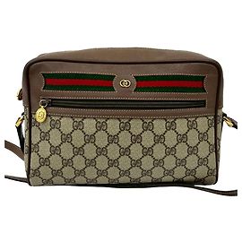 Gucci Crossbody Beige GG Supreme Web