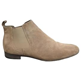 Sartore Stiefeletten Beige Wildleder