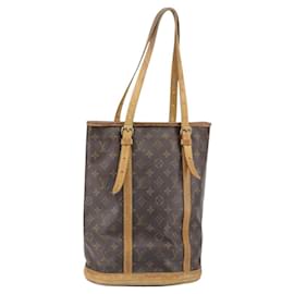 LOUIS VUITTON Borsa a Spalla Monogram Bucket GM M42236 LV Auth bs33062
