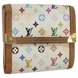 LOUIS VUITTON Portafoglio Multicolore Biglietti Carte di Credito M92983 Auth 169127