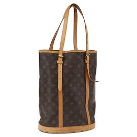 LOUIS VUITTON Monogram Bucket GM Schultertasche M42236 LV Auth 170148