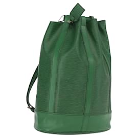 LOUIS VUITTON Borsa a Spalla Epi Randonnee GM Verde M43084 LV Auth 165041 - Louis Vuitton