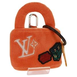 LOUIS VUITTON LV Lucky Rock Portachiavi in Pelliccia Arancione M03107 LV Auth 170579SAM - Louis Vuitton