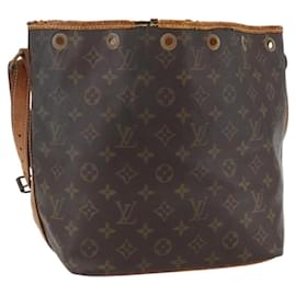 LOUIS VUITTON Monogram Petit Noé Schultertasche M42226 LV Auth 170103